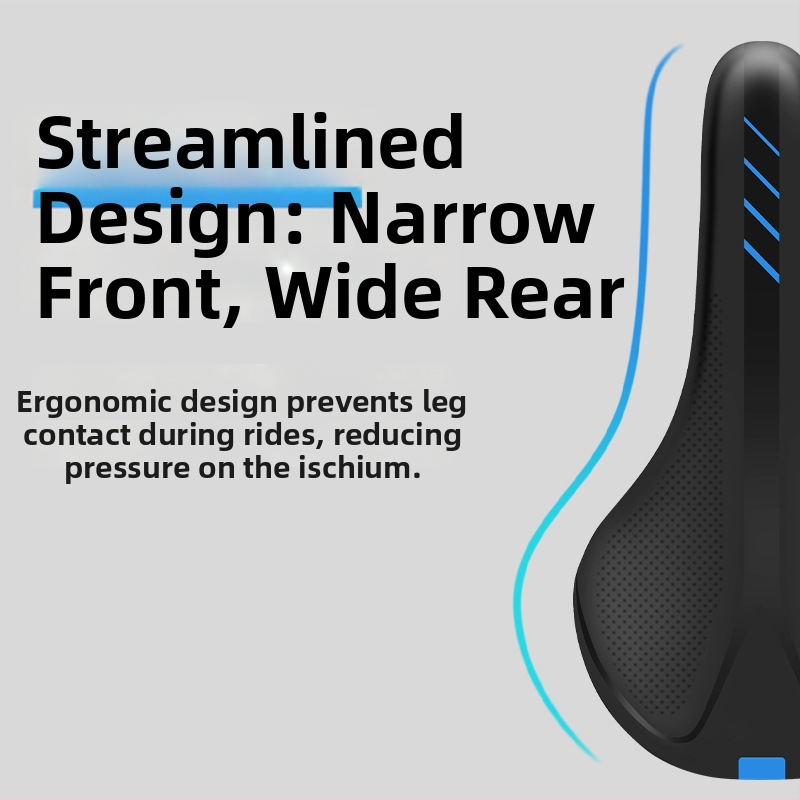 Σέλα ποδηλάτου KVDI 722/033 για ορεινά ποδήλατα — απορροφητικό μαξιλάρι, υλικά: σπόγγος, σιλικόνη, PU δέρμα