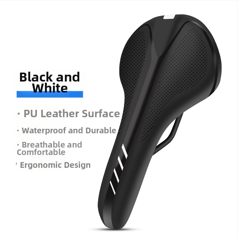 Σέλα ποδηλάτου KVDI 722/033 για ορεινά ποδήλατα — απορροφητικό μαξιλάρι, υλικά: σπόγγος, σιλικόνη, PU δέρμα