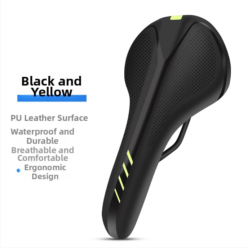 Σέλα ποδηλάτου KVDI 722/033 για ορεινά ποδήλατα — απορροφητικό μαξιλάρι, υλικά: σπόγγος, σιλικόνη, PU δέρμα