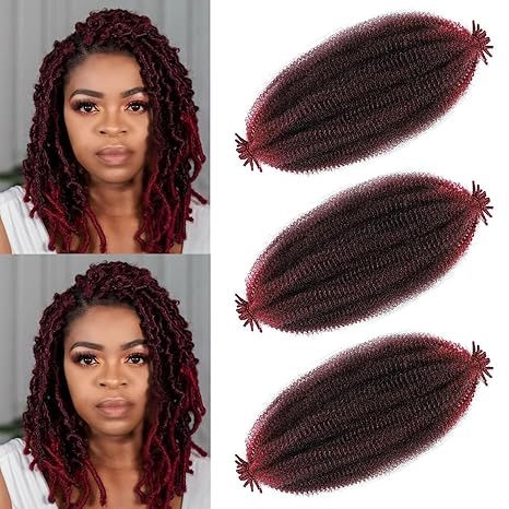 Perika – duga kovrčava Marley pletenica, vlakno otporno na visoke temperature, model: hand torn caterpillar, stil anime cosplay
