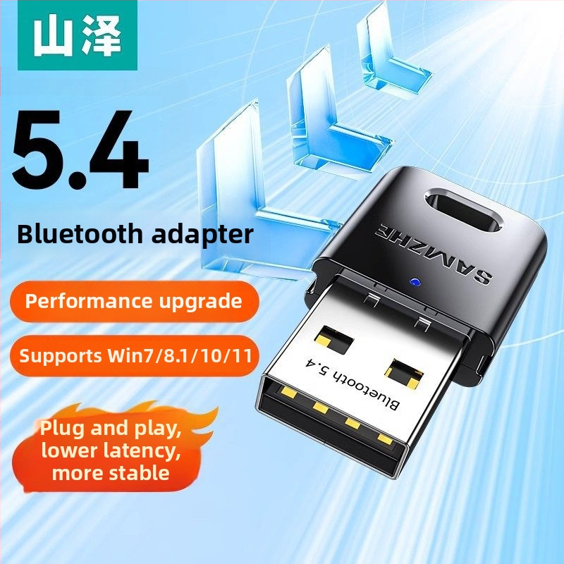 Bluetooth adaptér BT54H pre počítač, USB vysielač-prijímač modul, Bluetooth 5.4