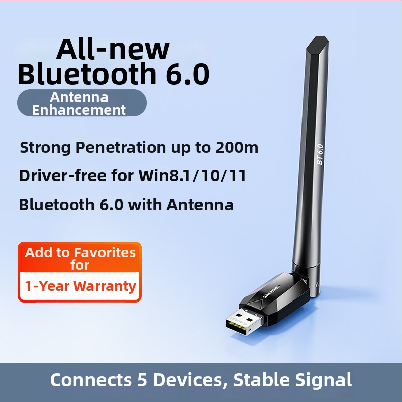 Bluetooth adaptér BT54H pre počítač, USB vysielač-prijímač modul, Bluetooth 5.4