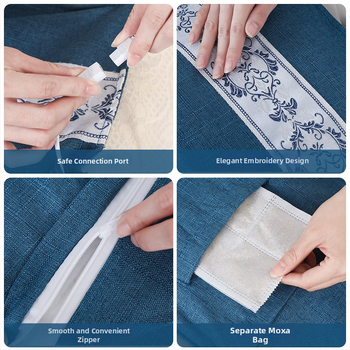 Пакет за горещ компрес с морска сол – електрическо нагряване, 220V, 100W, 40–65°C, 4,5 кг