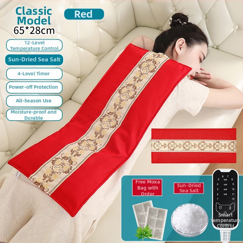 Пакет за горещ компрес с морска сол – електрическо нагряване, 220V, 100W, 40–65°C, 4,5 кг