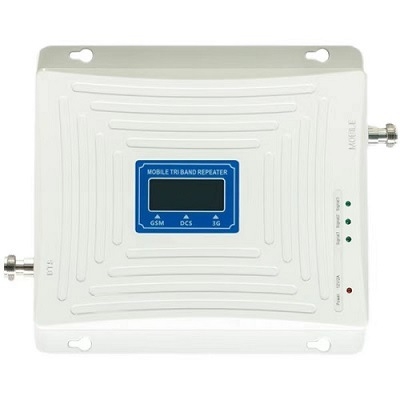Pojačivač signala 2G/3G/4G s visokim izlaznim kapacitetom, 900/1800/2100 MHz, FDD mreža, pokrivenost 1000, ugrađeni firewall