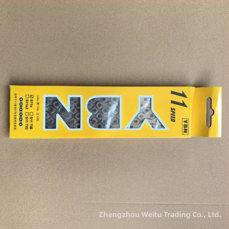 Reťaz na bicykel pre MTB a cestné bicykle – YBN/Yabang, 8/9/10/11/12 rýchlostí, 116-pitch, 500 kg ťahové napätie