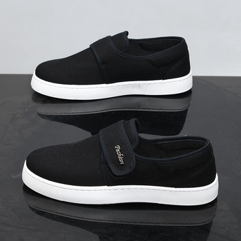 Muške canvas loafers slip-on, casual stil, prozračni gornji dio, Goodyear potplat, okrugli vrh, ljeto