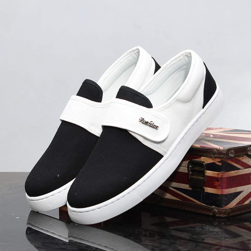 Muške canvas loafers slip-on, casual stil, prozračni gornji dio, Goodyear potplat, okrugli vrh, ljeto