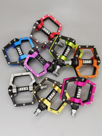 328 aluminijski pedale za planinski bicikl, sklopive, s 3 ležajima