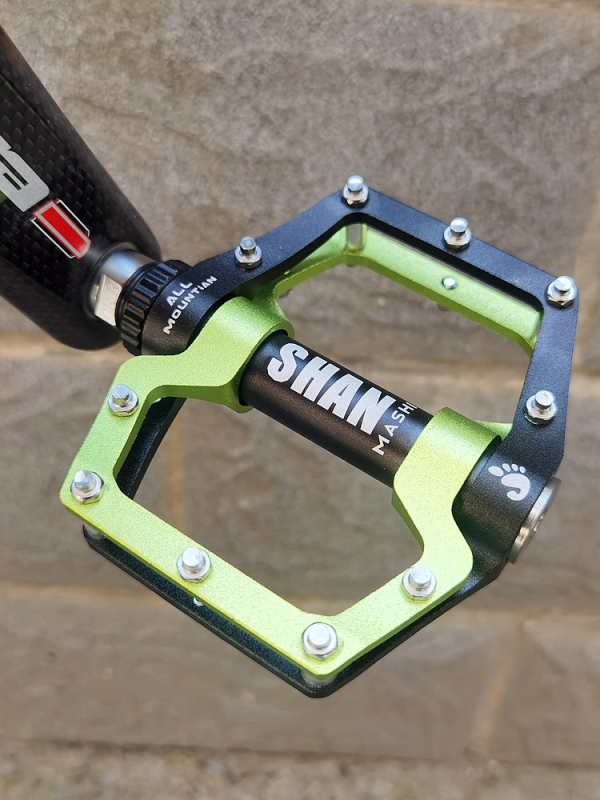 328 aluminijski pedale za planinski bicikl, sklopive, s 3 ležajima