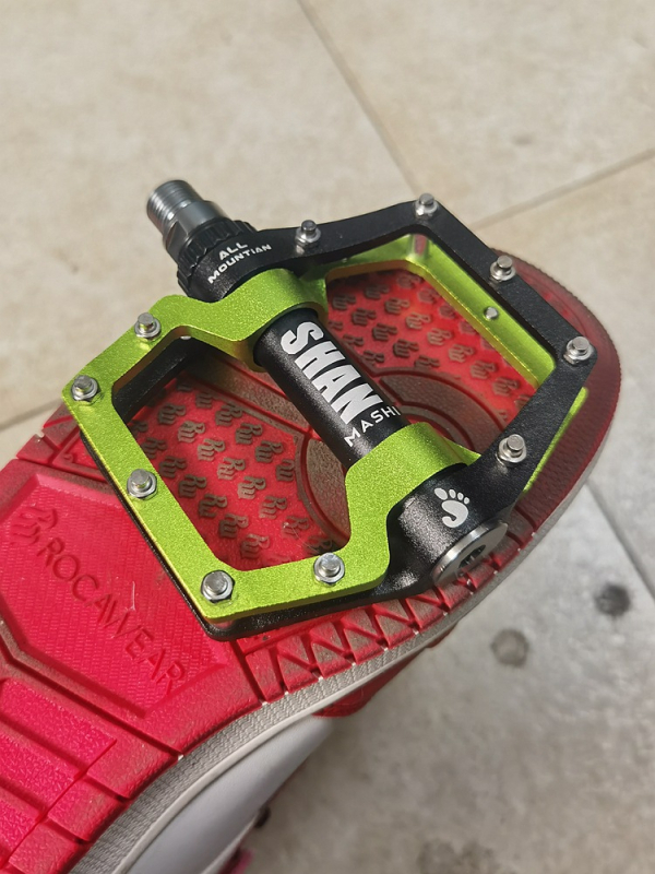 328 aluminijski pedale za planinski bicikl, sklopive, s 3 ležajima