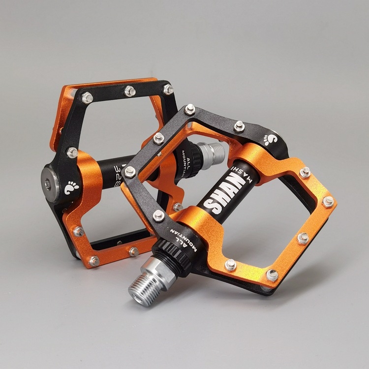 328 aluminijski pedale za planinski bicikl, sklopive, s 3 ležajima
