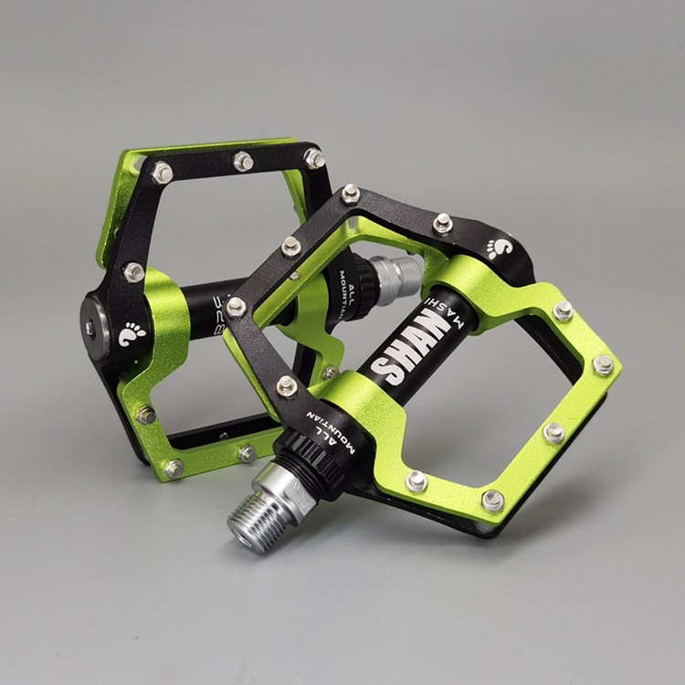 328 aluminijski pedale za planinski bicikl, sklopive, s 3 ležajima