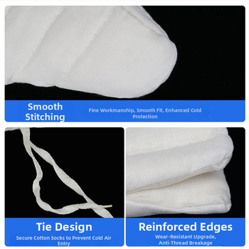 Rudarske pamučne čarape za podzemne hladne uvjete — toplina i zaštita stopala