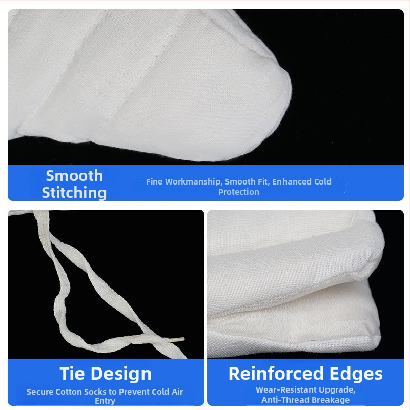 Rudarske pamučne čarape za podzemne hladne uvjete — toplina i zaštita stopala