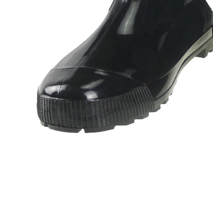 3517 Muške kišne čizme od PVC-a, PVC gornji dio i đon, niski kroj, overshoe stil, pogodna za kuhinju i rad