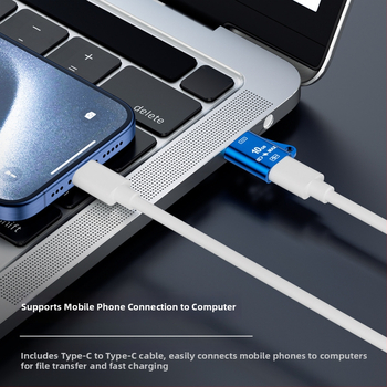 USB 3.1 USB-A na USB-C OTG adaptér, Gen 2, model 325, kompatibilný s Huawei, Xiaomi, Apple, OPPO