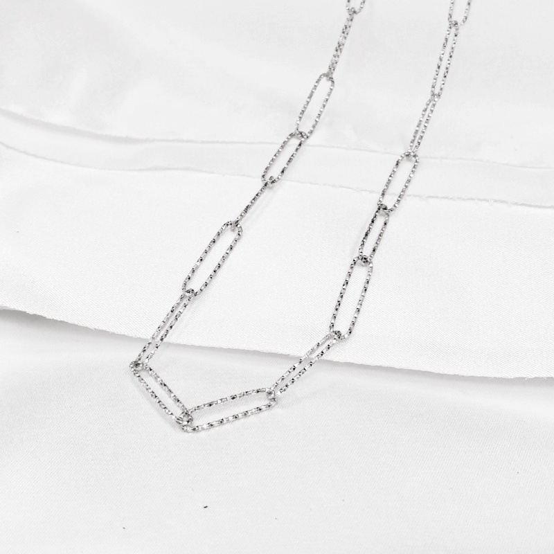 Square Jewelry nehrđajući čelik ovalni lanac s cvjetnim uzorkom, elektroplatiran, za DIY nakit – ogrlica i narukvica