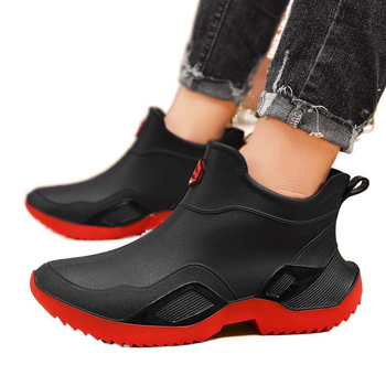 Muške vodootporne gležnjače srednje visine, sportski stil, PU gornji dio, gumeni potplat, okrugli vrh, umjetno krzno
