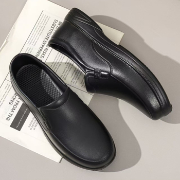 Muške vodootporne antisklizne kuhinjske cipele – lagane, prozračne radne cipele za kuhinju, Slip-On, gumena potplat