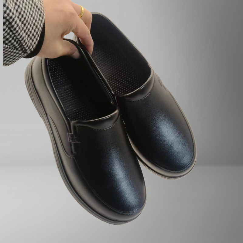 Muške vodootporne antisklizne kuhinjske cipele – lagane, prozračne radne cipele za kuhinju, Slip-On, gumena potplat