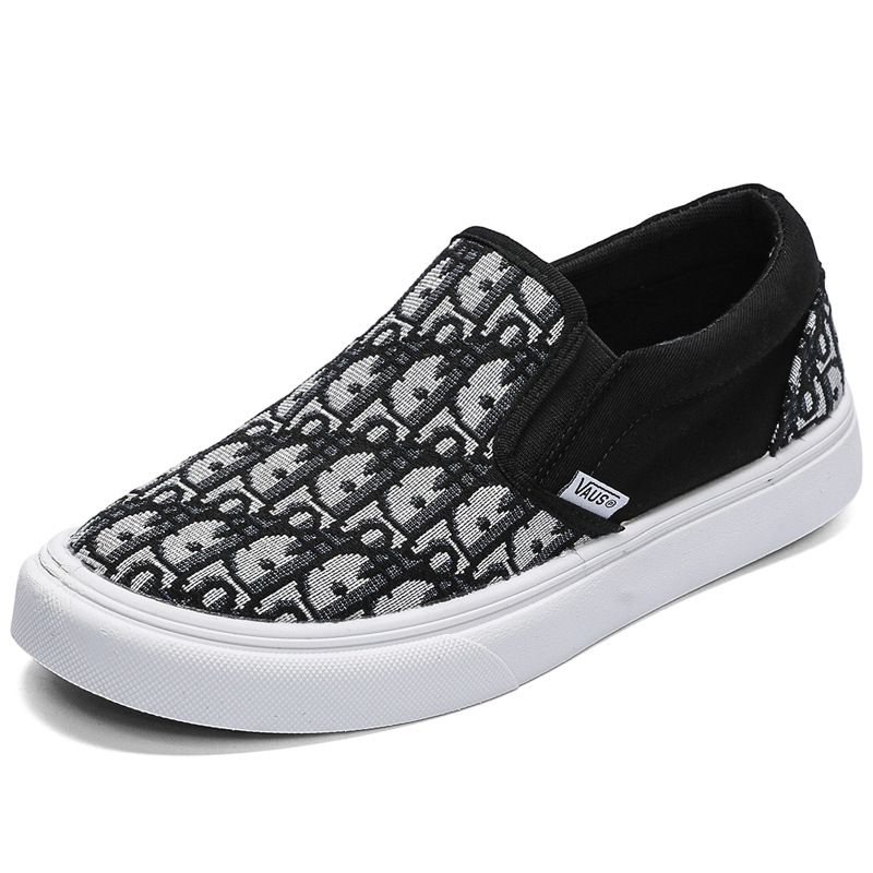 Muške platnene slip‑on tenisice, niski profil, prozračne, PVC potplat, Proljeće–Ljeto–Jesen