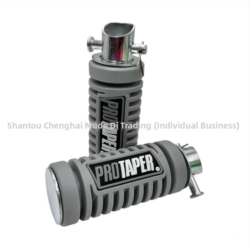 Set pedálov na motocykli: predný a zadný, gumový materiál, galvanizovaný povrch, univerzálna kompatibilita — Mdd