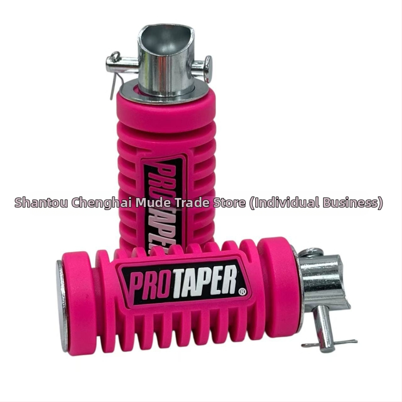 Set pedálov na motocykli: predný a zadný, gumový materiál, galvanizovaný povrch, univerzálna kompatibilita — Mdd