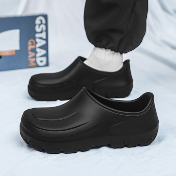 Muške papuče kuhara za kućnu rad – gornji dio EVA, đon EVA, tehnologija injekcijskog kalupa, Baotou zatvarač