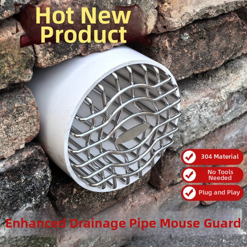 Nehrđajući čelična zaštitna mreža za ventilacijske cijevi – protiv ptica i glodavaca, univerzalna