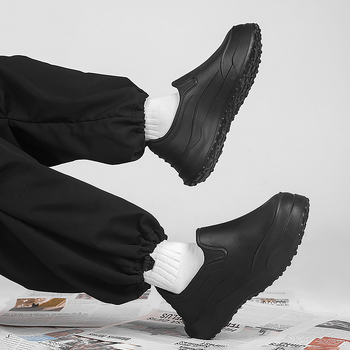 Muške kuharske cipele za proljeće 2025: vodootporne, protuklizne, s antibakterijskim mirisom, EVA gornji dio i đon, injekcijski đon