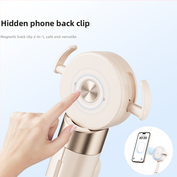 Selfie tyč z hliníkovej zliatiny, Bluetooth diaľkové ovládanie, skrytý držiak na telefón, dvojstranné magnetické uchopenie, vysúvací podlahový statív