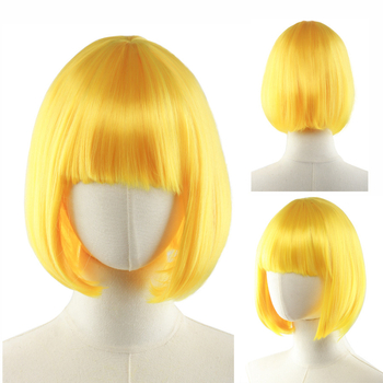 Nylon kratka ravna perika, model 1177A, visokotemperaturna žica