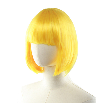 Nylon kratka ravna perika, model 1177A, visokotemperaturna žica