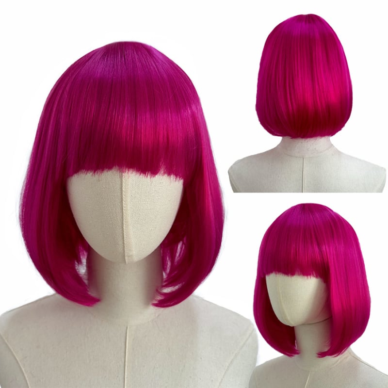 Nylon kratka ravna perika, model 1177A, visokotemperaturna žica