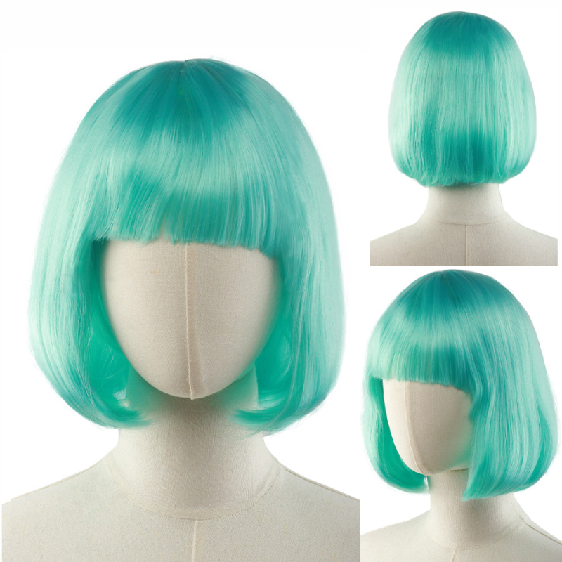 Nylon kratka ravna perika, model 1177A, visokotemperaturna žica