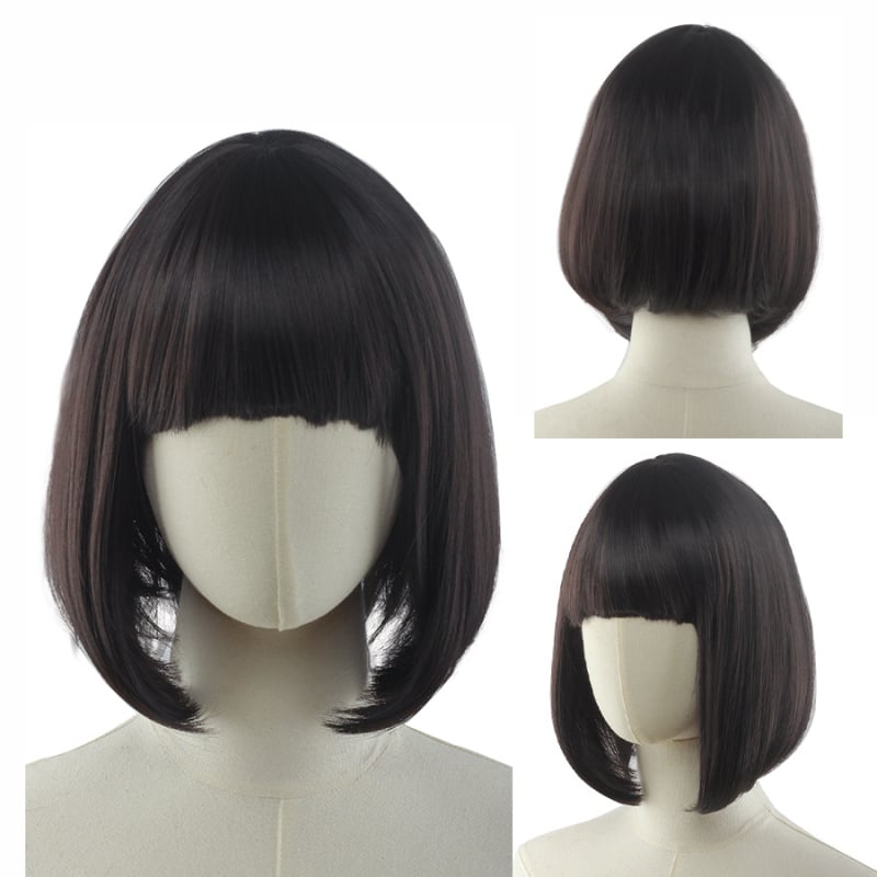 Nylon kratka ravna perika, model 1177A, visokotemperaturna žica