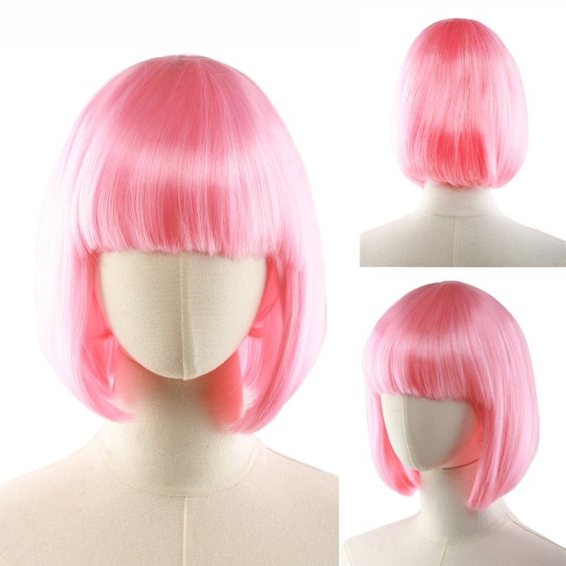 Nylon kratka ravna perika, model 1177A, visokotemperaturna žica