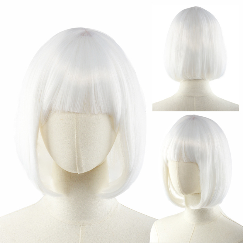 Nylon kratka ravna perika, model 1177A, visokotemperaturna žica