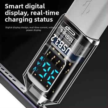 USB digitálny displejový adaptér zobrazuje napätie, prúd a výkon – Tanigawa Adapter-usb digital display, univerzálny OTG-kompatibilný