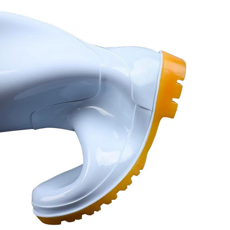 Čizme kišu za prehrambenu industriju – visok dio čizme, gornji dio od PVC-a, protuklizna potplata, vodonepropusne, otporne na ulje, kiseline i lužine, unisex