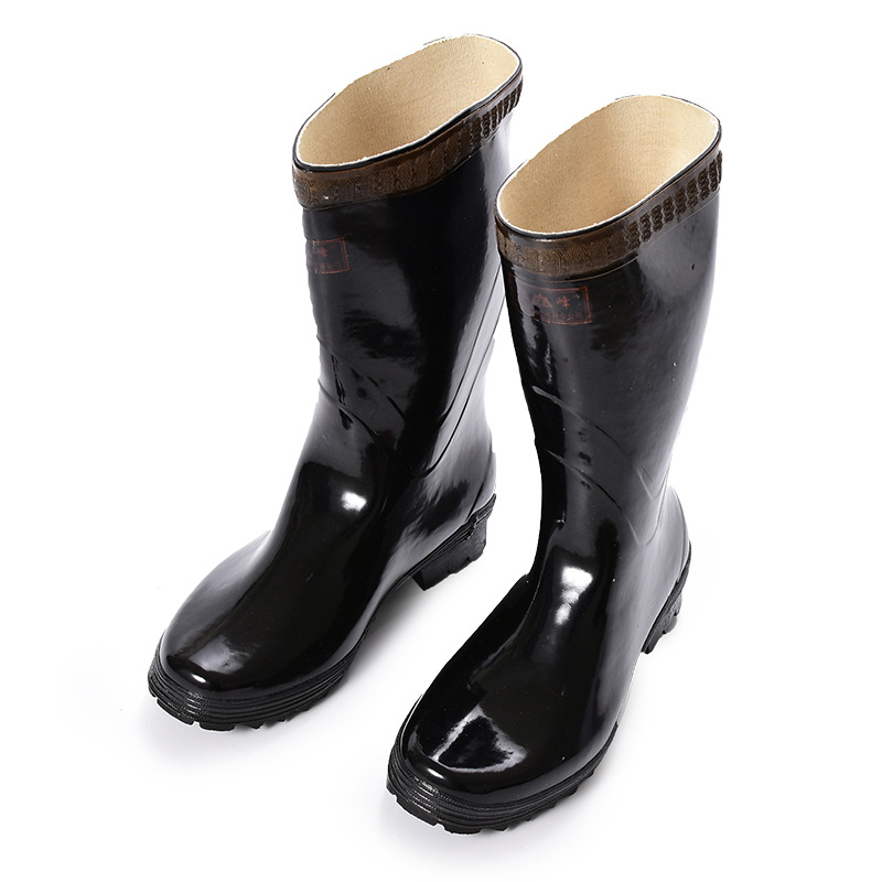 Zhengfeng gumicsizma építőiparhoz és bányászathoz, magas szárú, csúszásmentes talp, vízálló, kopásálló