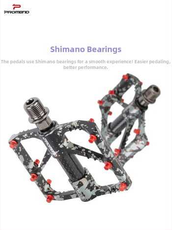 Peda na bicykel, 3-tich ložiskový dizajn, CNC obrábanie, konštrukcia z hliníkovej zliatiny a chróm-molybdénovej ocele, model M86DR87D