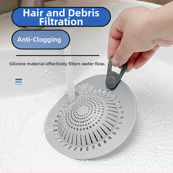 Japanski silikonasti filter odvodnje poda za kupaonicu i kuhinju – hvatač vlasi, sprječava začepljenje