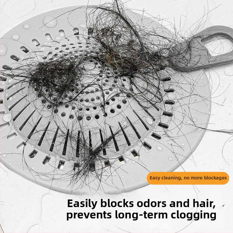 Japanski silikonasti filter odvodnje poda za kupaonicu i kuhinju – hvatač vlasi, sprječava začepljenje