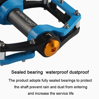 Ποδηλατικά πετάλια – Αλουμινένιο κράμα, σχεδιασμός με δύο ρουλεμάν, Μοντέλο 204