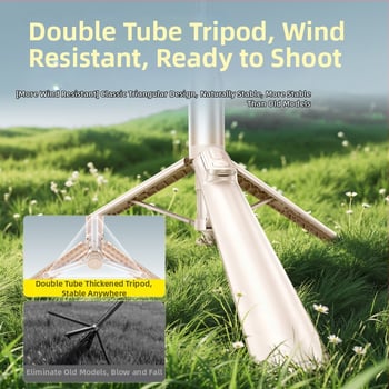 Селфи стойка с тринога и Bluetooth дистанционно, променлив фокус, светлина за запълване, алуминиев сплав