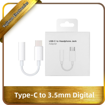 Type-C slúchadlový adaptér 3,5 mm na USB-C, model A, kompatibilné s Apple zariadeniami