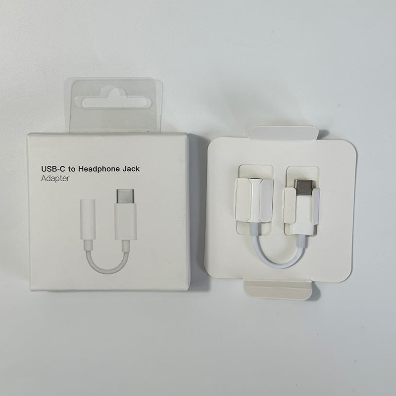 Adaptor pentru căști Type-C 3,5 mm la USB-C, modelul A, compatibil cu dispozitive Apple
