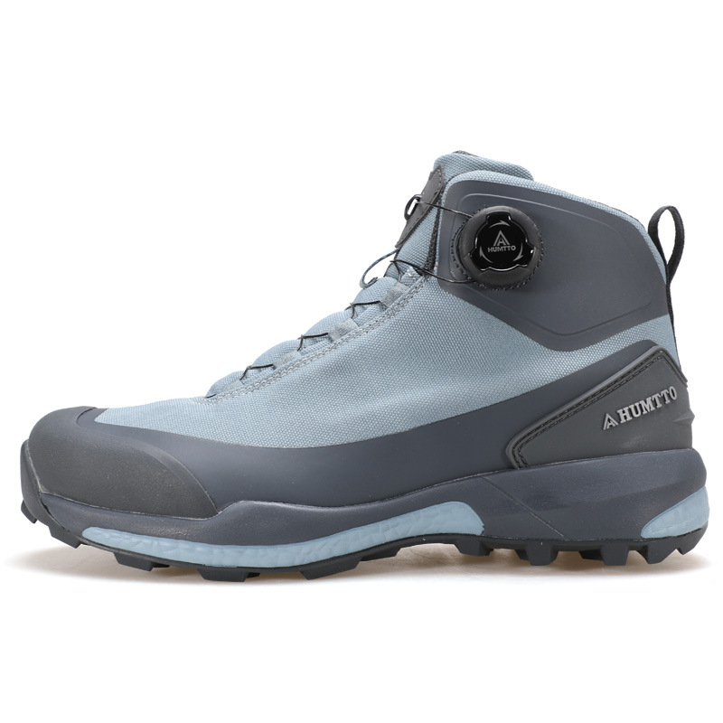 Хайкинг обувки с висок връх, горна част от плат, EVA междинна подметка, гумена подметка устойчива на износване, противохлъзваща